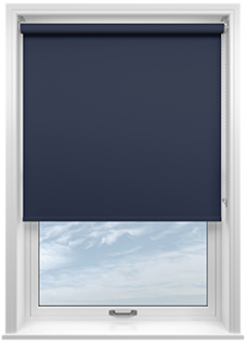 Florenza (Blackout), Midnight Blue - Roller Blind